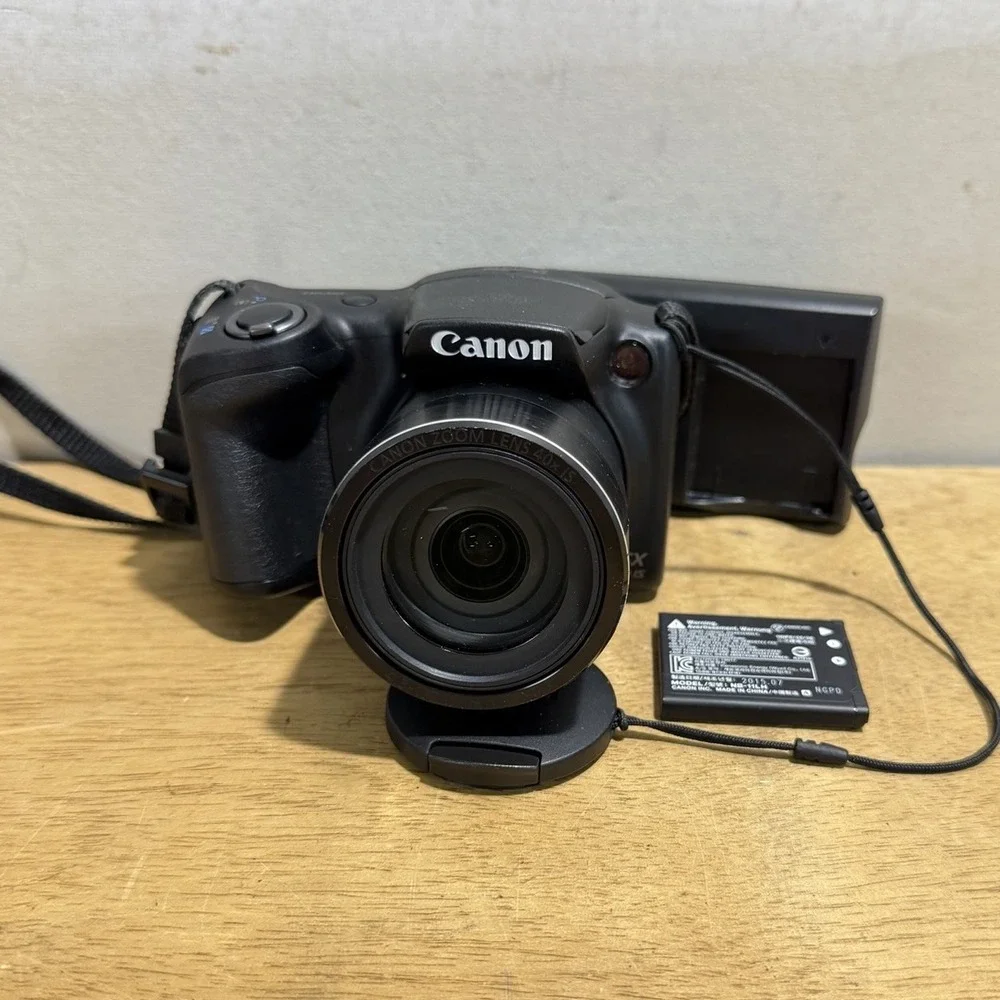 Canon PowerShot SX410 IS Digital Bridge Camera 20MP 40x Optical Zoom Black